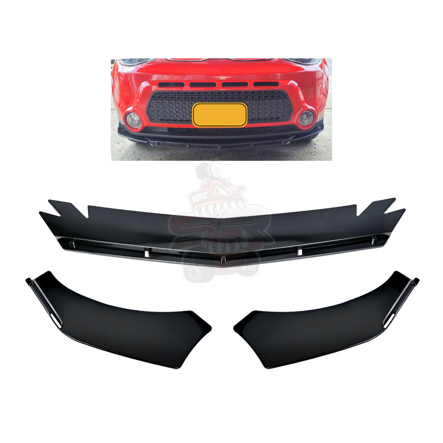 Lip Performance Ajustable 3 Piezas Bumper Universal