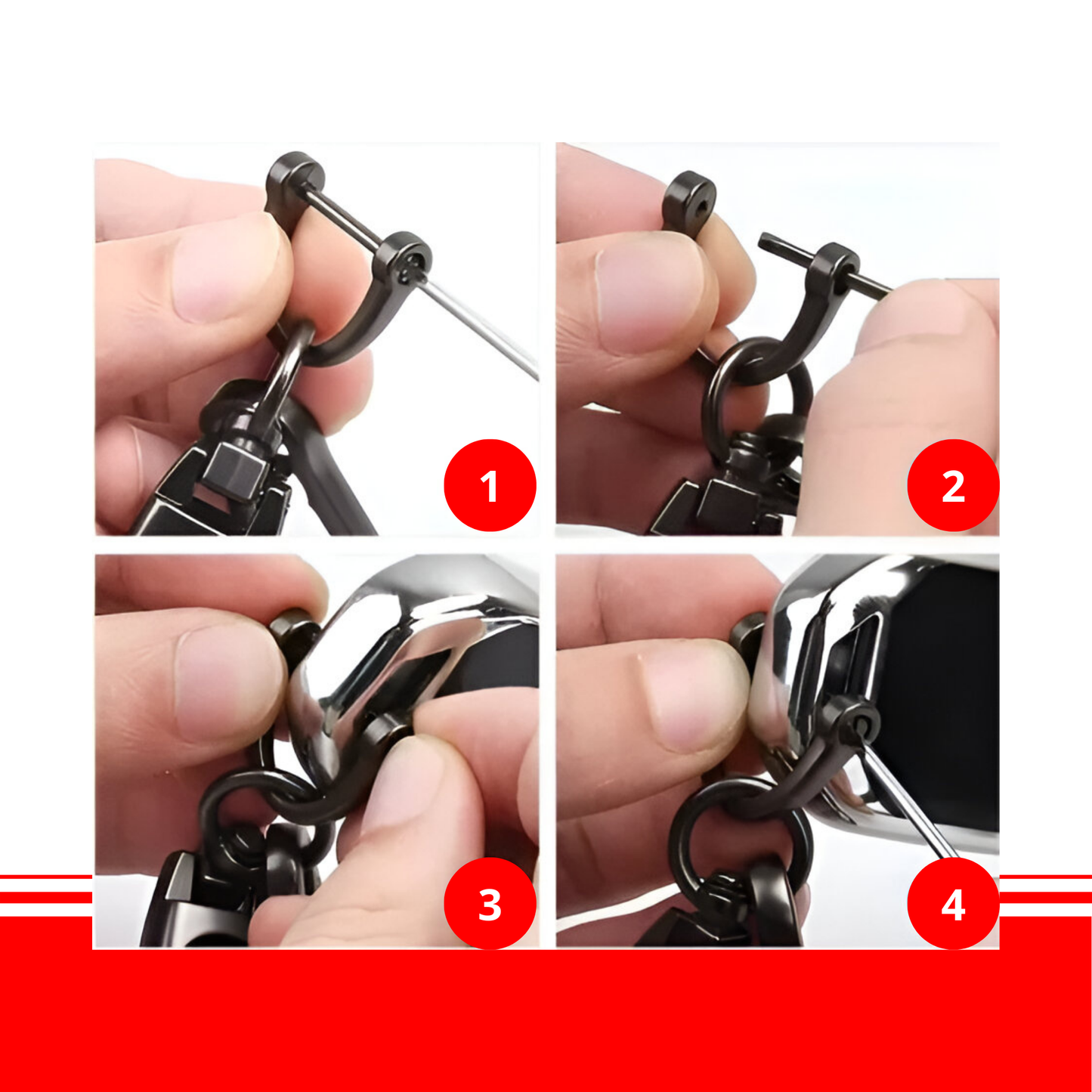Llavero Universal Logo Piel Carro Original Cuero Premium