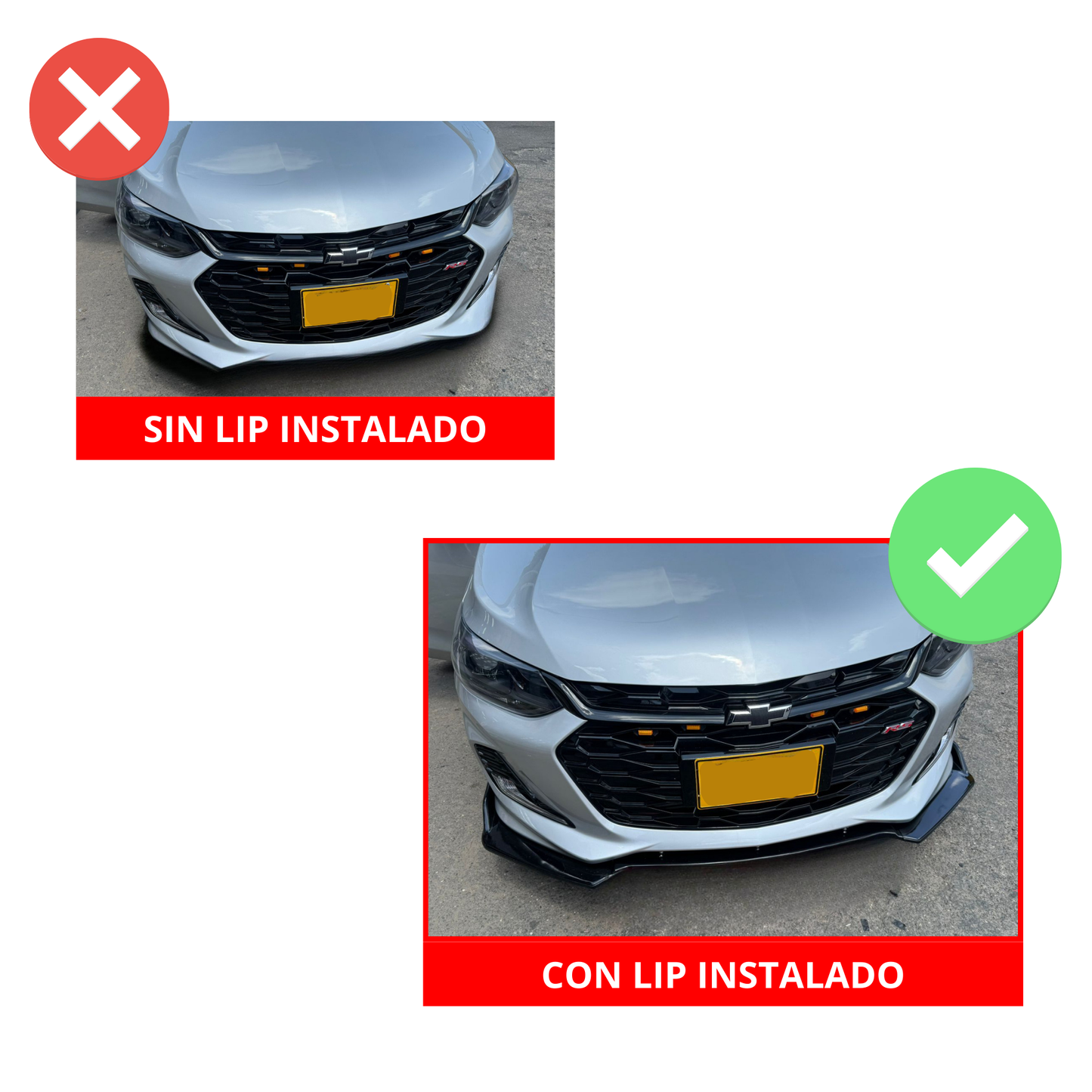 Lip Performance 3 Piezas Bumper Universal