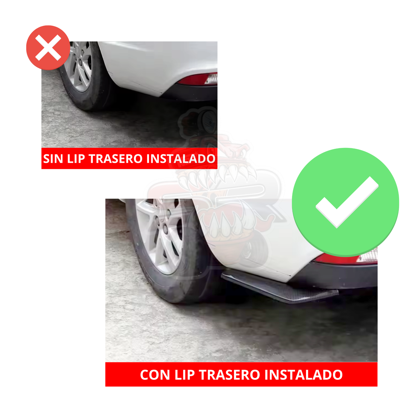 Lip Spoiler Trasero Lateral Universal