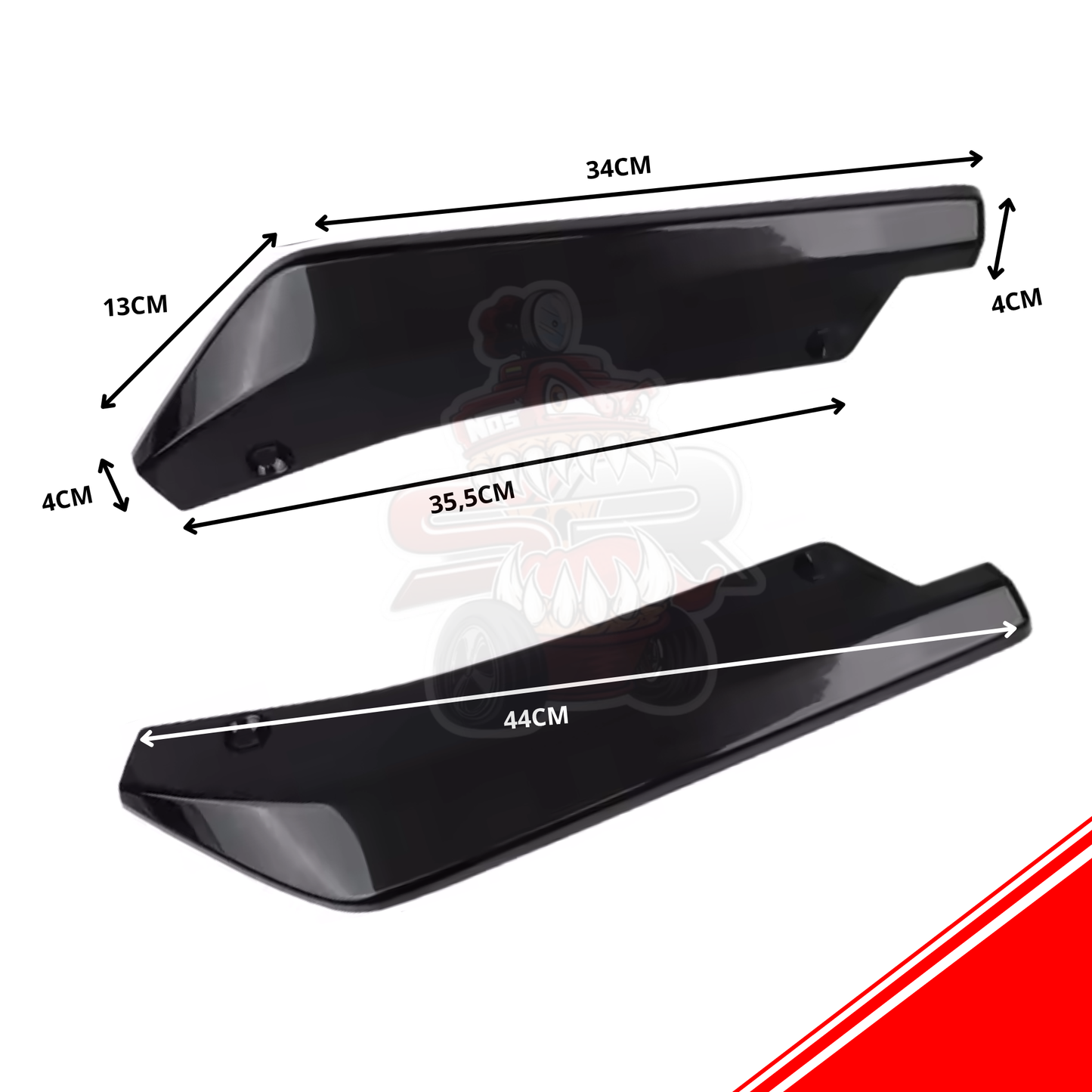 Lip Spoiler Trasero Lateral Universal