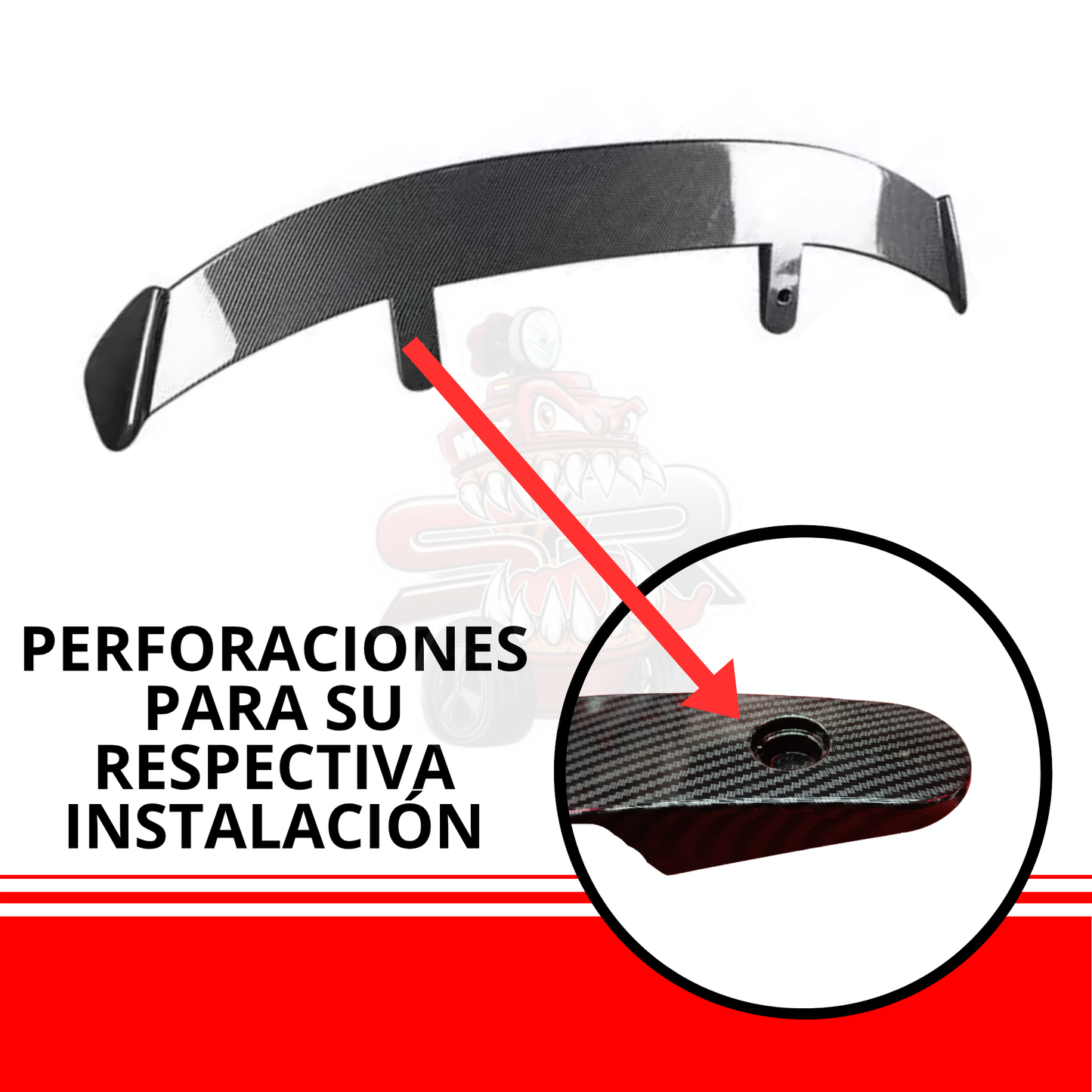 Spoiler Alerón Deportivo Para Hatchback