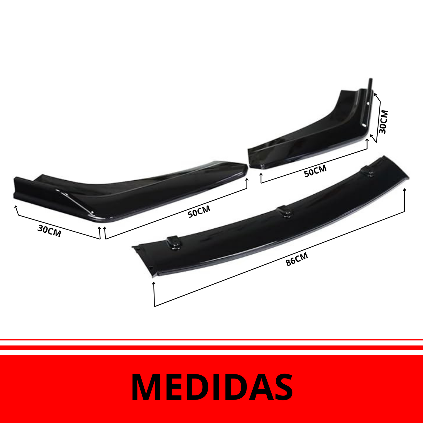 Lip Performance 3 Piezas Bumper Universal