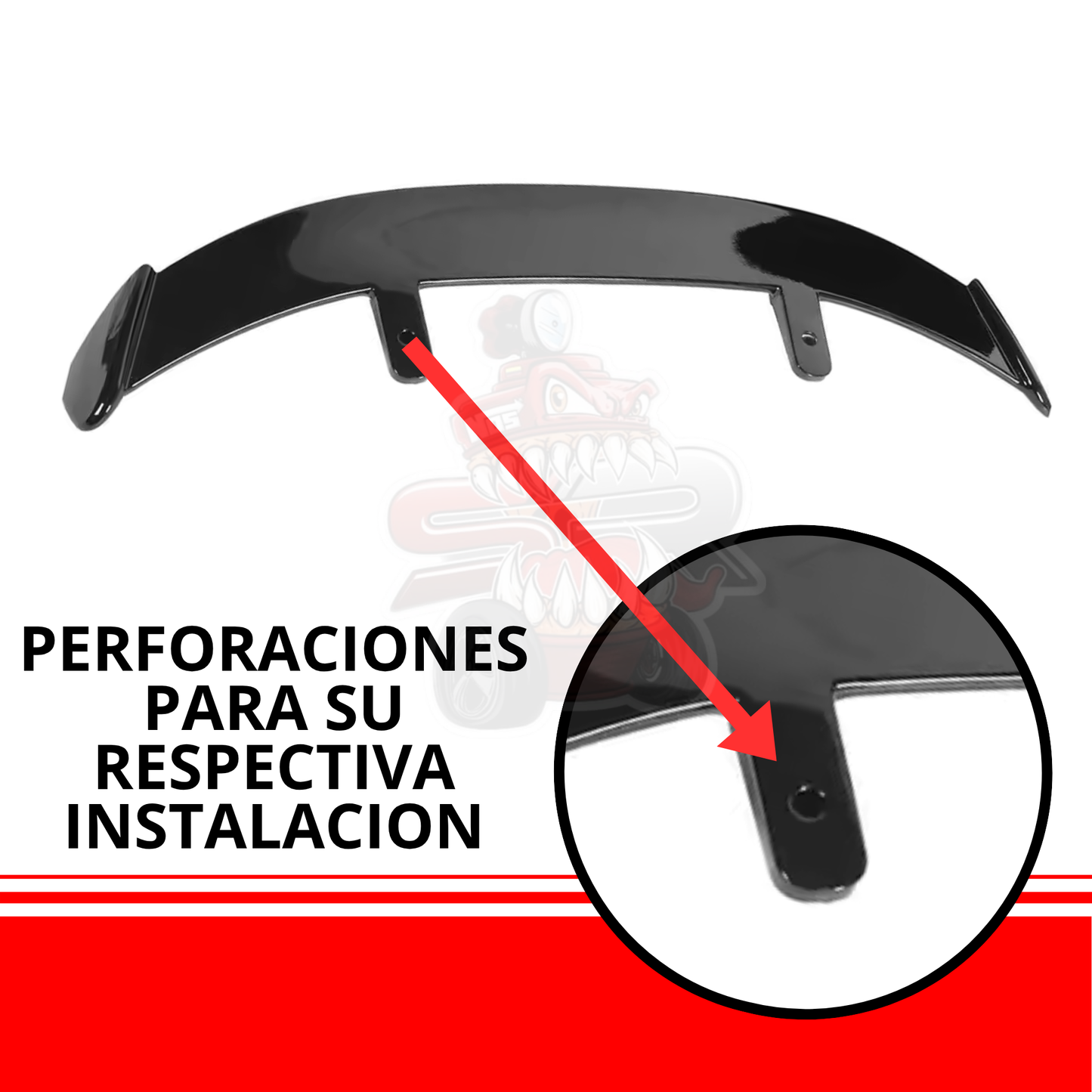 Spoiler Alerón Deportivo Para Hatchback