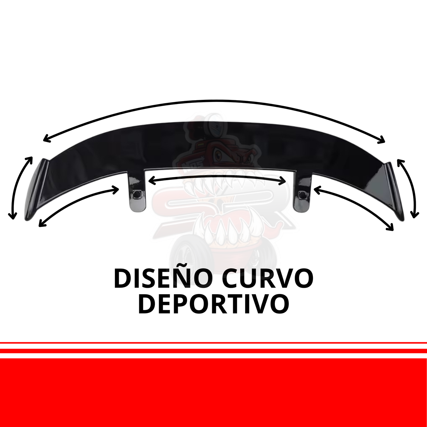 Spoiler Alerón Deportivo Para Hatchback