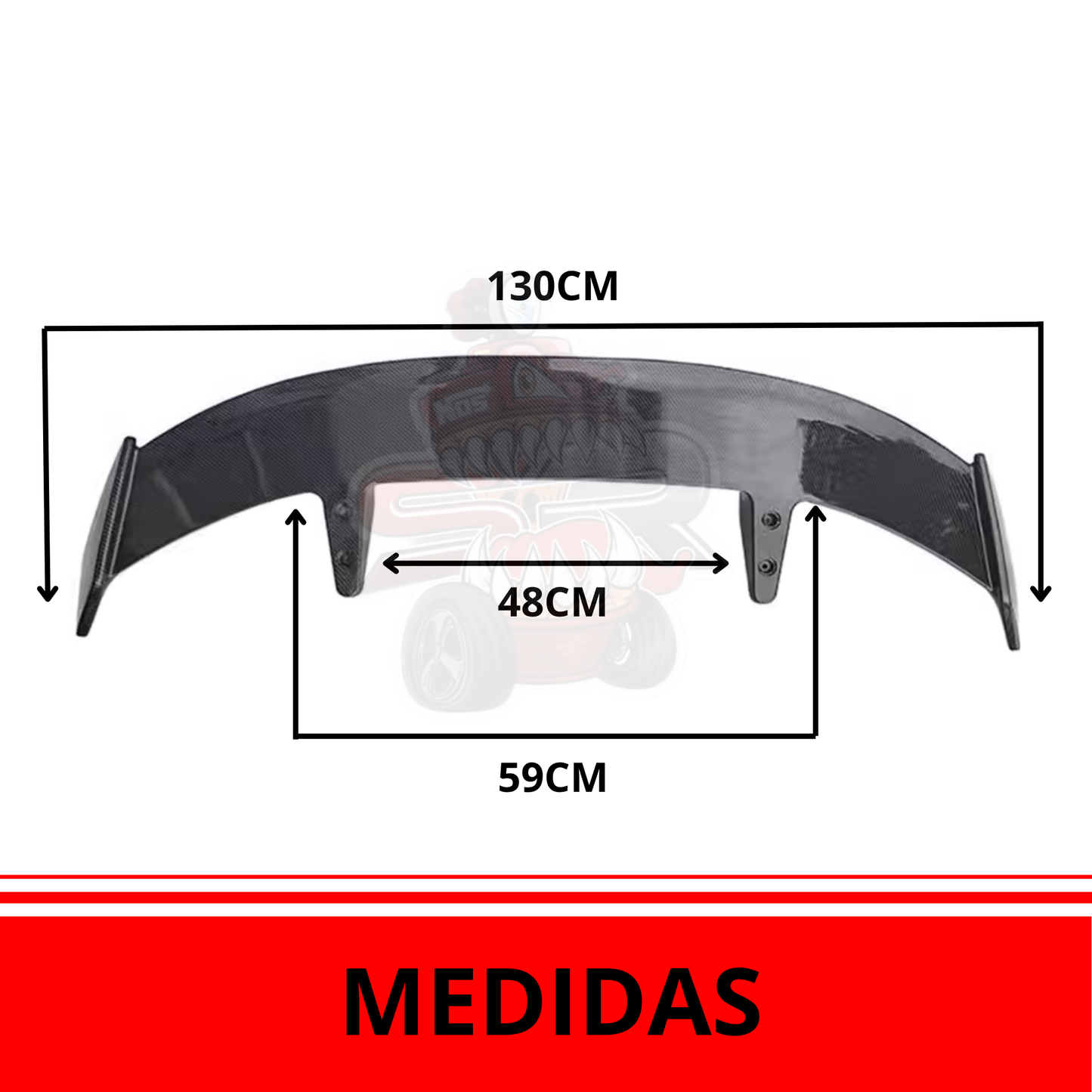 Spoiler Alerón Deportivo Para Hatchback
