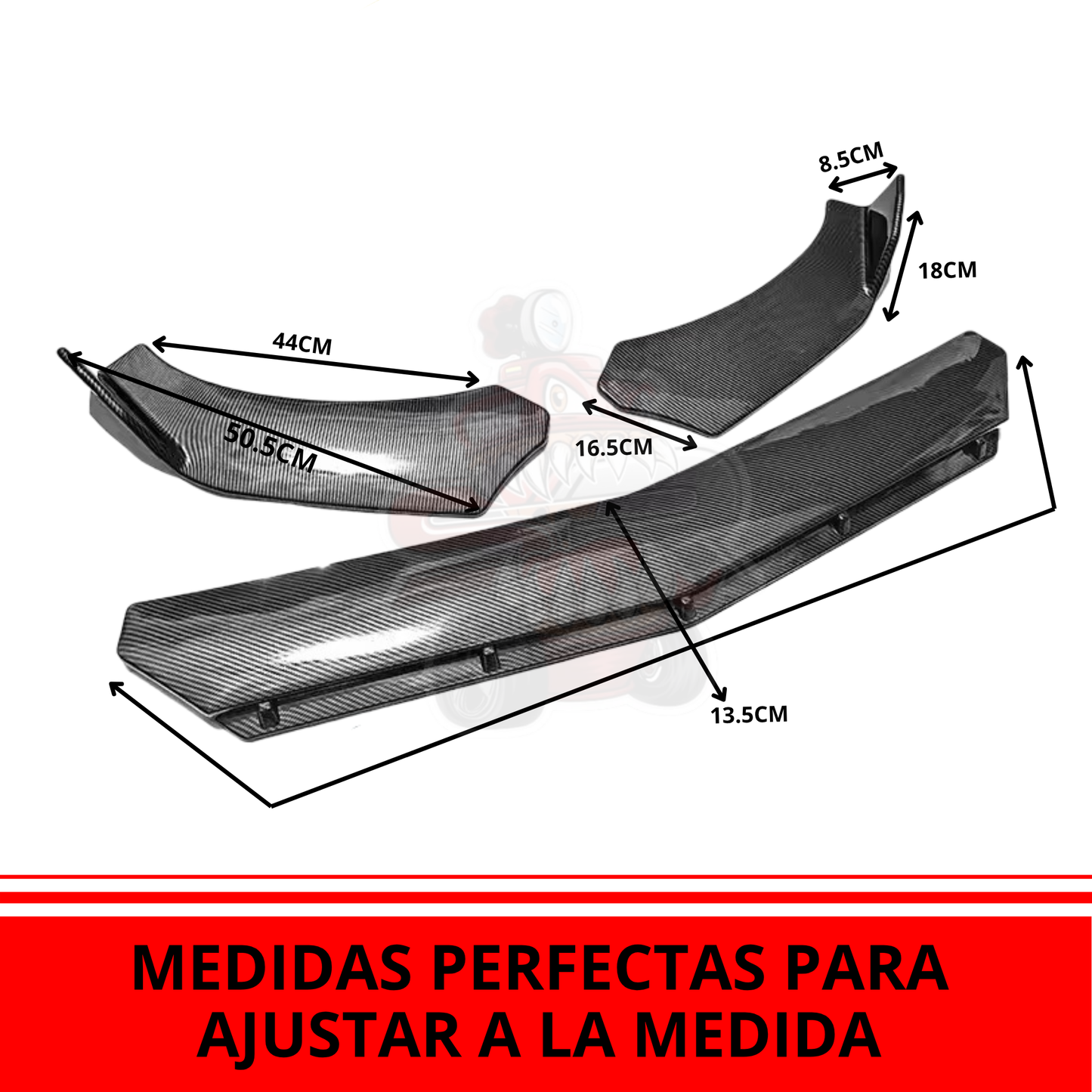 Lip Performance Ajustable 3 Piezas Bumper Universal