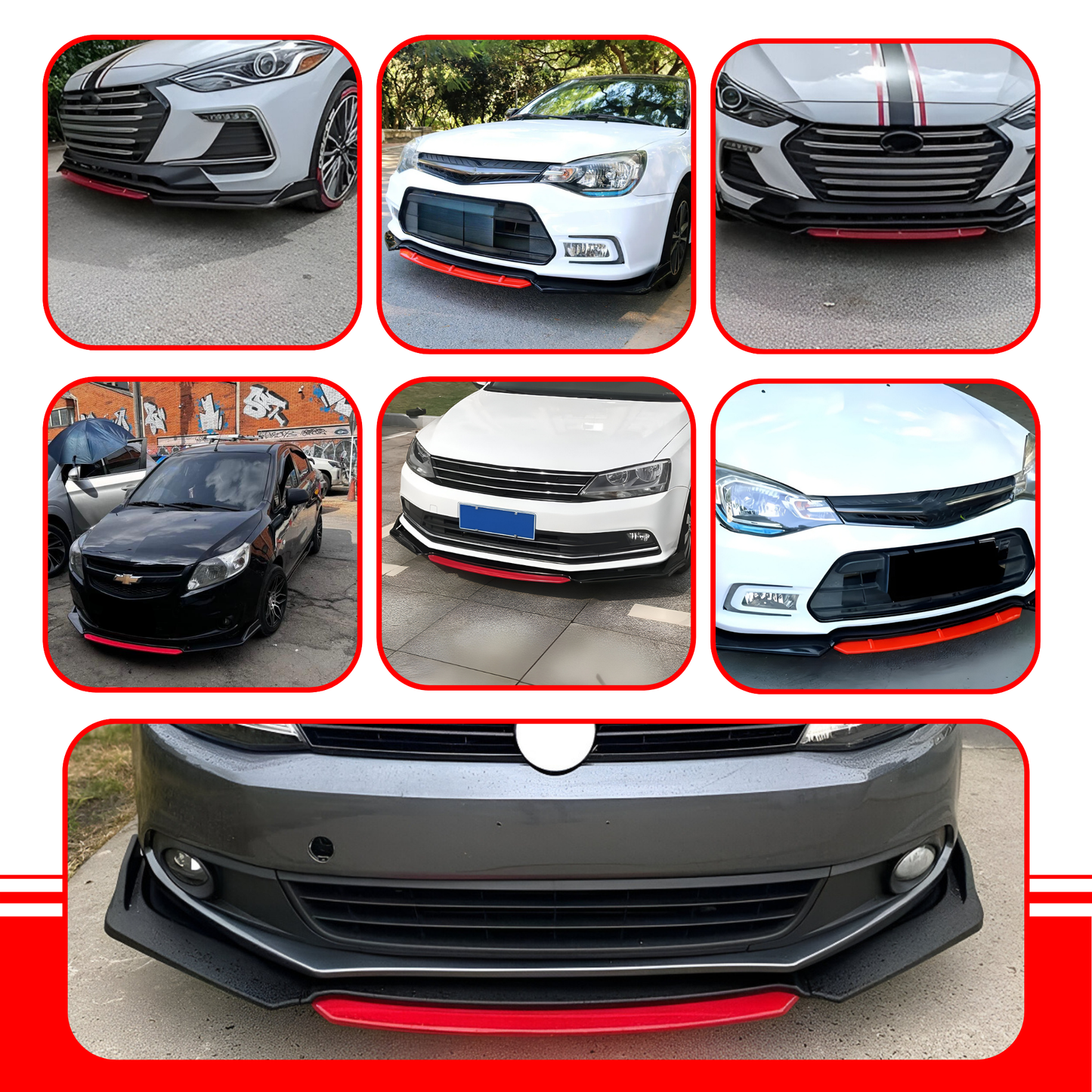 Lip Performance 4 Piezas Bumper Universal