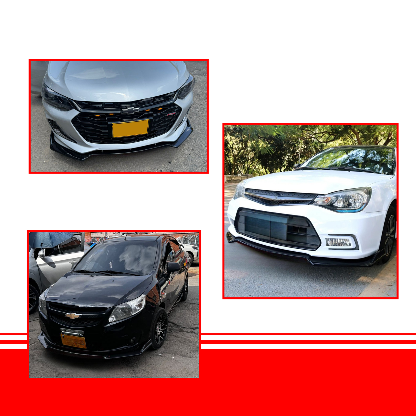 Lip Performance 3 Piezas Bumper Universal