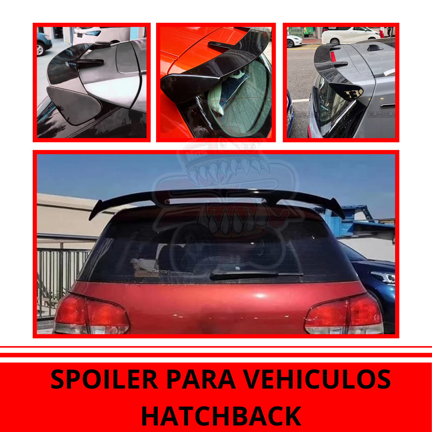 Spoiler Alerón Deportivo Para Hatchback