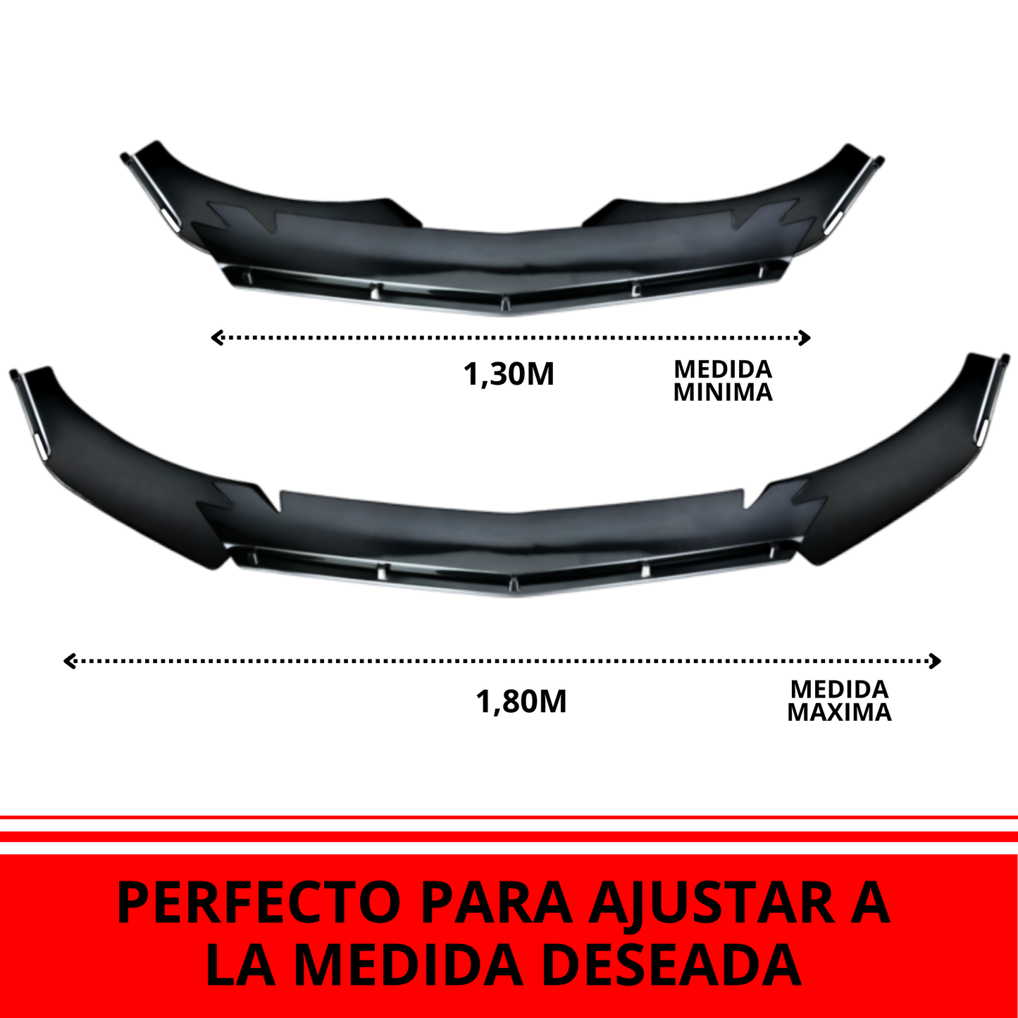 Lip Performance Ajustable 3 Piezas Bumper Universal