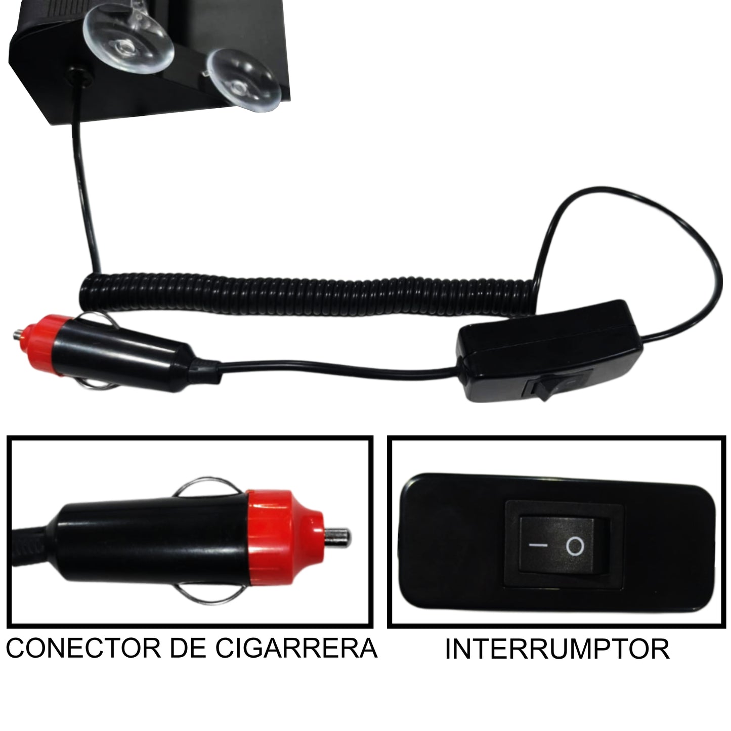 Luces Federales Led Panorámica Rojo Azul 3 Funciones