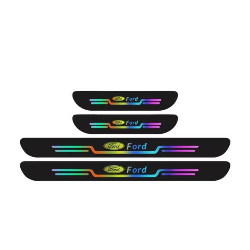 Protector Pisa Puerta Acrílico Reflectivo Adhesivo x4 Piezas Varias Marcas