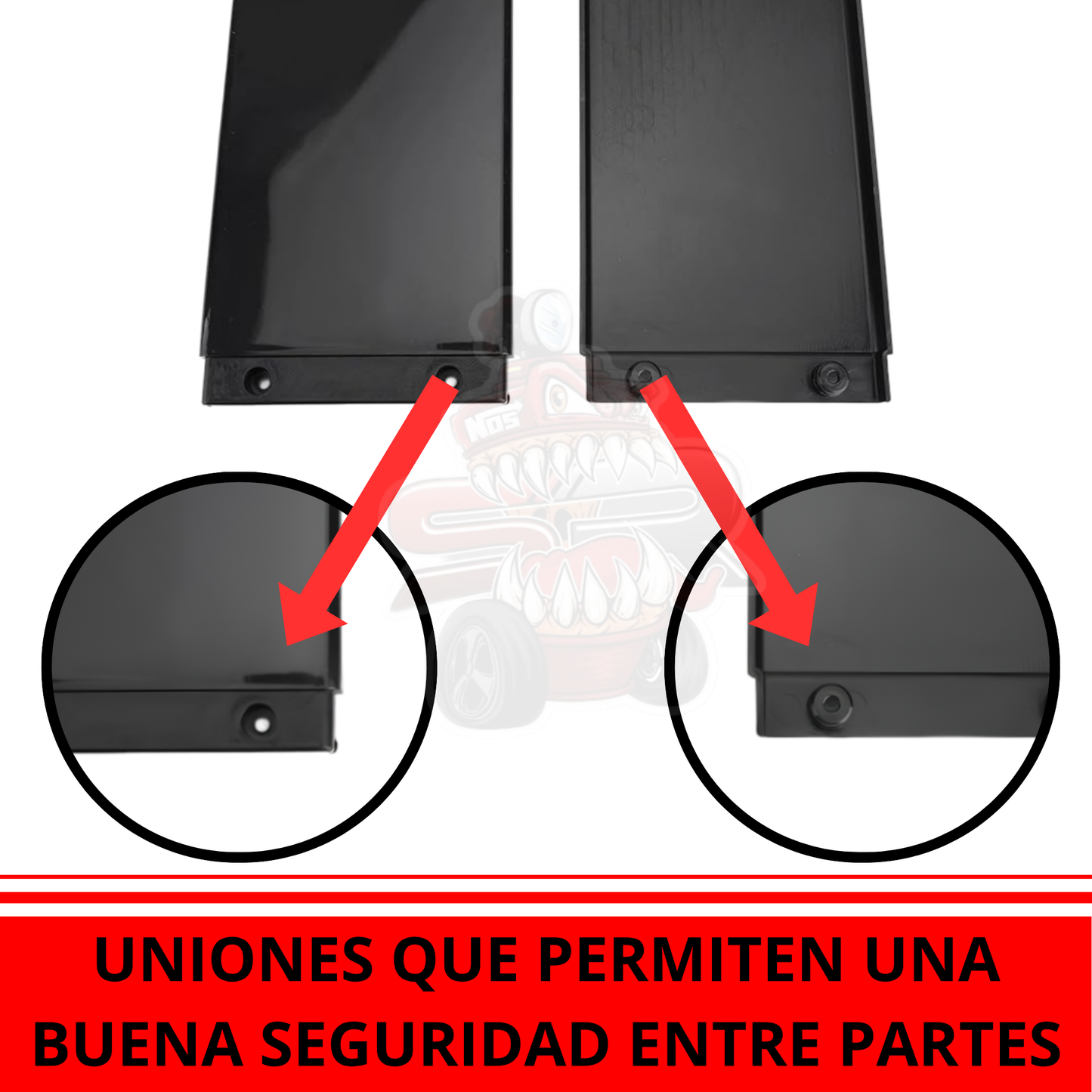 Estribos Universales 2 Metros Diseño Deportivo