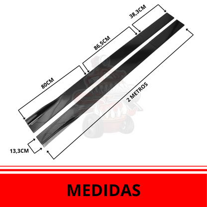 Estribos Universales 2 Metros Diseño Deportivo