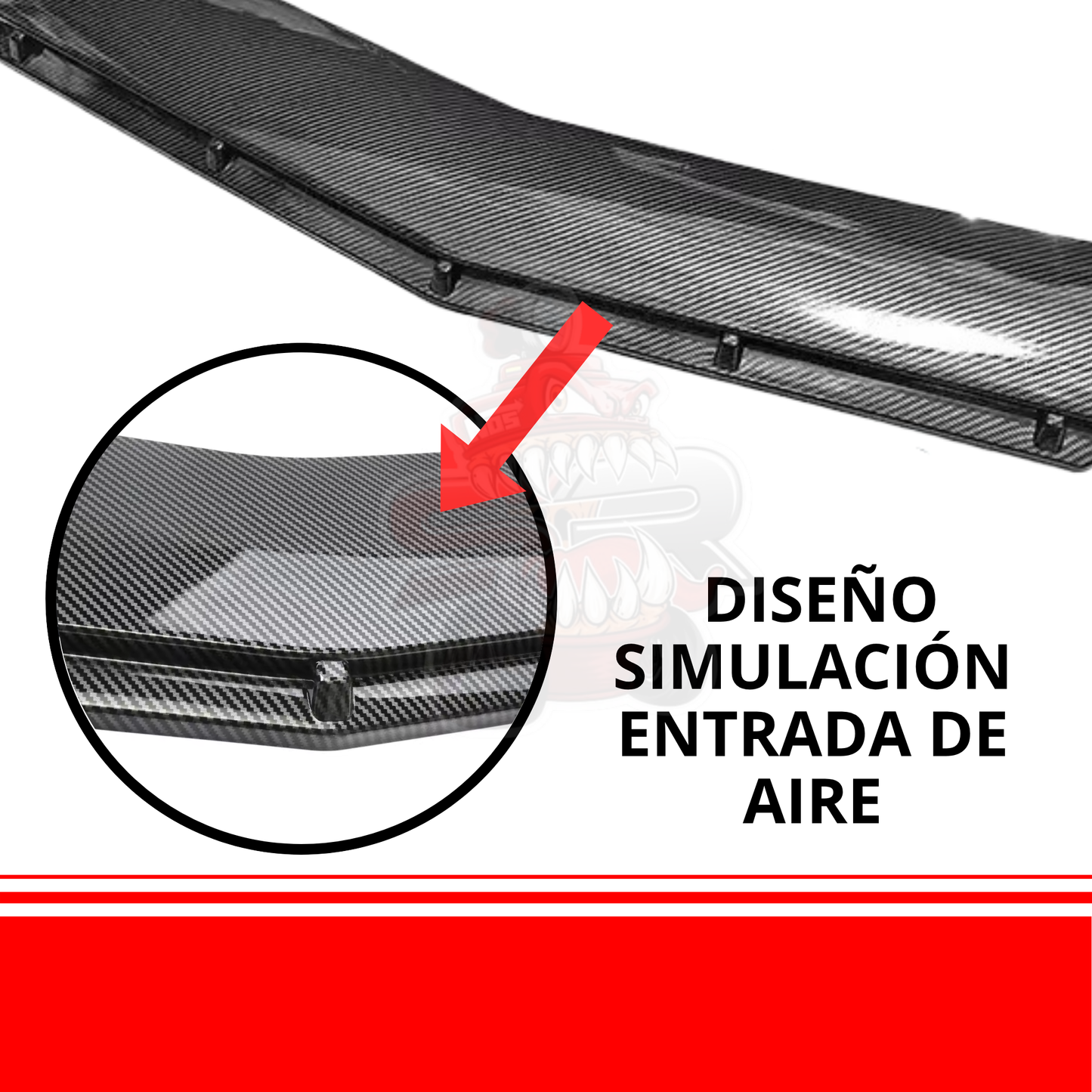 Lip Performance Ajustable 3 Piezas Bumper Universal
