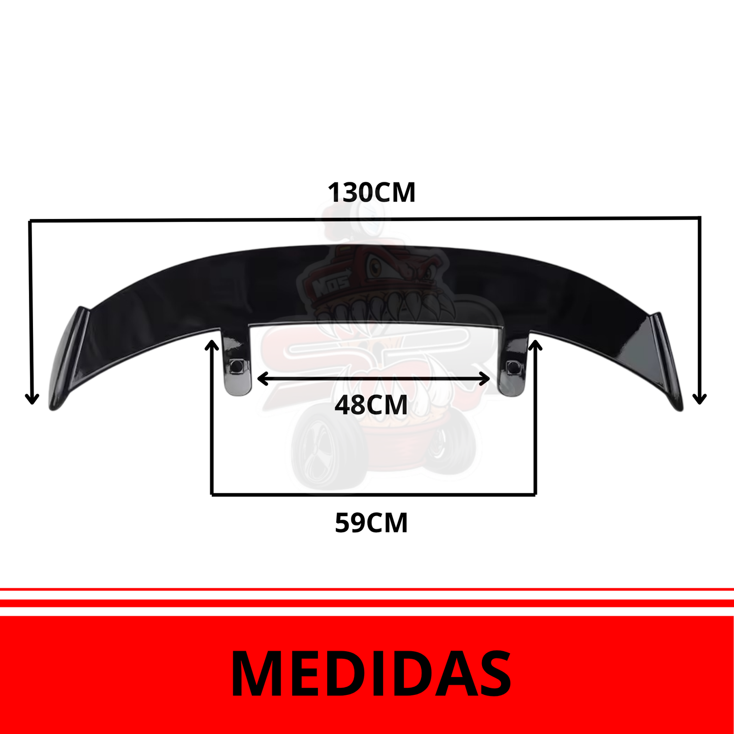 Spoiler Alerón Deportivo Para Hatchback