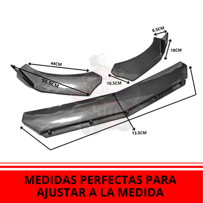 Lip Performance Ajustable 3 Piezas Bumper Universal