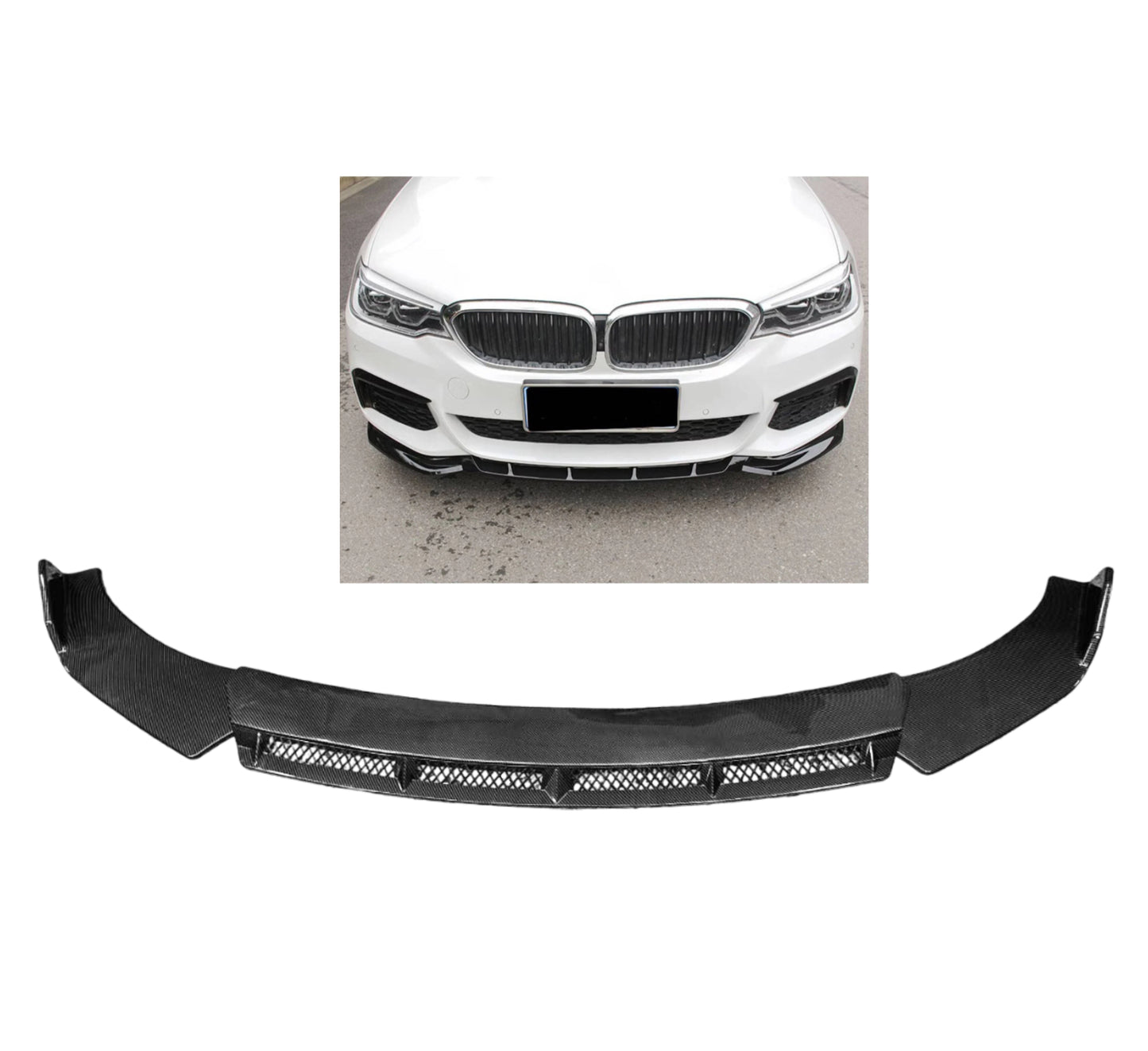 Lip Bumper Delantero Plástico Maya Universal 3 Piezas