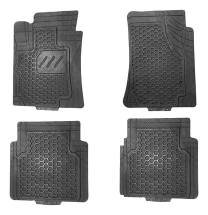 Kit Tapetes Carro Caucho Antideslizantes Universales 5 Pzs