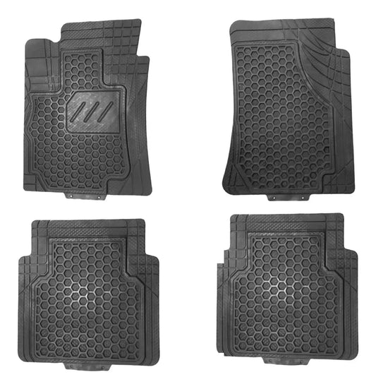 Kit Tapetes Carro Caucho Antideslizantes Universales 5 Pzs