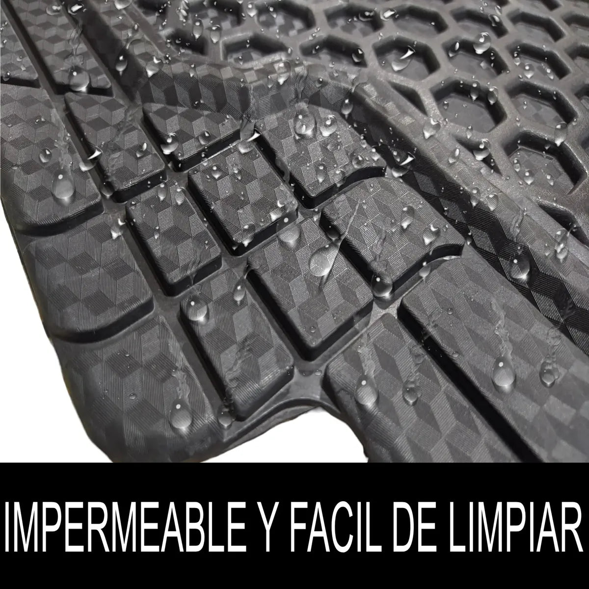 Kit Tapetes Carro Caucho Antideslizantes Universales 5 Pzs
