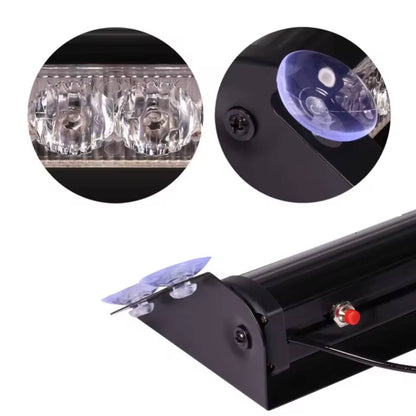 Luces Federales Led Panorámica Rojo Azul 3 Funciones