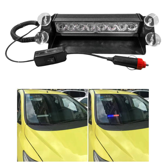 Luces Federales Led Panorámica Rojo Azul 3 Funciones